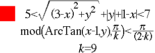 formula for red portion of “Sunlight Revealed” graph