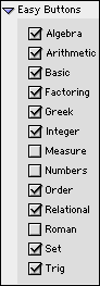 Algebraic Window Easy Buttons Preferences