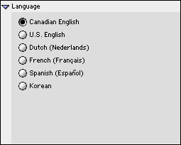 Language preferences