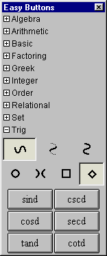 Trig Easy Buttons - Diamond Functions