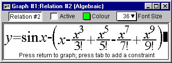 5-term McLaurin polynomial approximation error